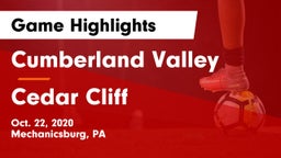Cumberland Valley  vs Cedar Cliff  Game Highlights - Oct. 22, 2020