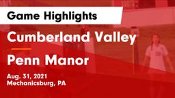 Cumberland Valley  vs Penn Manor  Game Highlights - Aug. 31, 2021