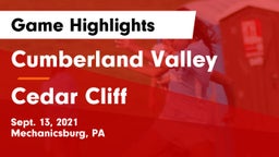 Cumberland Valley  vs Cedar Cliff  Game Highlights - Sept. 13, 2021