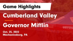 Cumberland Valley  vs Governor Mifflin  Game Highlights - Oct. 25, 2022