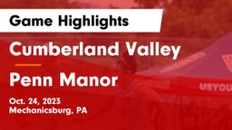 Cumberland Valley  vs Penn Manor   Game Highlights - Oct. 24, 2023
