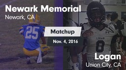 Matchup: Newark Memorial vs. Logan  2016