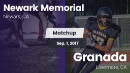 Matchup: Newark Memorial vs. Granada  2017