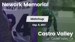 Matchup: Newark Memorial vs. Castro Valley  2017