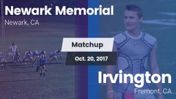 Matchup: Newark Memorial vs. Irvington  2017