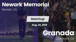 Matchup: Newark Memorial vs. Granada  2018