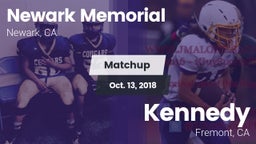 Matchup: Newark Memorial vs. Kennedy  2018