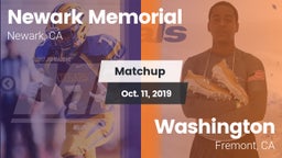 Matchup: Newark Memorial vs. Washington  2019
