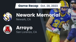 Recap: Newark Memorial  vs. Arroyo  2023