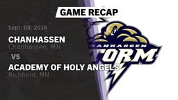 Recap: Chanhassen  vs. Academy of Holy Angels  2016
