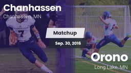 Matchup: Chanhassen High vs. Orono  2016