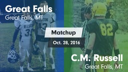 Matchup: Great Falls High vs. C.M. Russell  2016