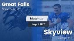 Matchup: Great Falls High vs. Skyview  2017