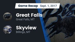 Recap: Great Falls  vs. Skyview  2017