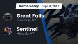 Recap: Great Falls  vs. Sentinel  2017