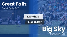 Matchup: Great Falls High vs. Big Sky  2017