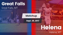 Matchup: Great Falls High vs. Helena  2017