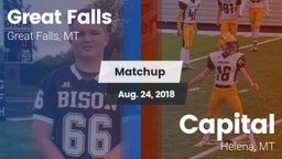 Matchup: Great Falls High vs. Capital  2018