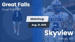Matchup: Great Falls High vs. Skyview  2018