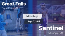 Matchup: Great Falls High vs. Sentinel  2018