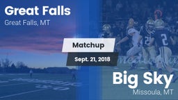 Matchup: Great Falls High vs. Big Sky  2018