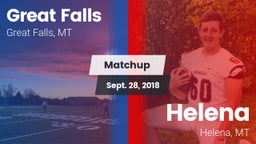 Matchup: Great Falls High vs. Helena  2018