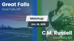 Matchup: Great Falls High vs. C.M. Russell  2018