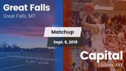 Matchup: Great Falls High vs. Capital  2019