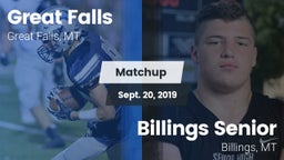 Matchup: Great Falls High vs. Billings Senior  2019