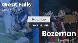 Matchup: Great Falls High vs. Bozeman  2019