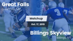 Matchup: Great Falls High vs. Billings Skyview  2019