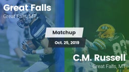 Matchup: Great Falls High vs. C.M. Russell  2019