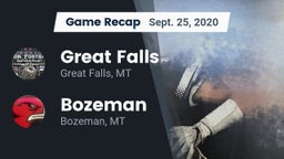 Recap: Great Falls  vs. Bozeman  2020