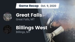 Recap: Great Falls  vs. Billings West  2020