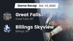 Recap: Great Falls  vs. Billings Skyview  2020