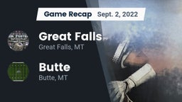 Recap: Great Falls  vs. Butte  2022