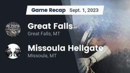 Recap: Great Falls  vs. Missoula Hellgate  2023