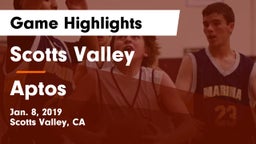Scotts Valley  vs Aptos  Game Highlights - Jan. 8, 2019
