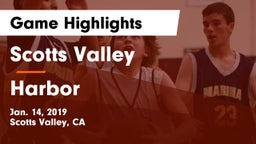 Scotts Valley  vs Harbor  Game Highlights - Jan. 14, 2019