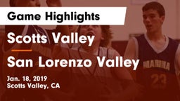 Scotts Valley  vs San Lorenzo Valley  Game Highlights - Jan. 18, 2019