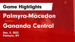 Palmyra-Macedon  vs Gananda Central  Game Highlights - Dec. 5, 2022