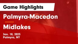 Palmyra-Macedon  vs Midlakes  Game Highlights - Jan. 18, 2023