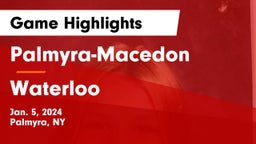 Palmyra-Macedon  vs Waterloo  Game Highlights - Jan. 5, 2024