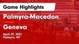 Palmyra-Macedon  vs Geneva  Game Highlights - April 29, 2022