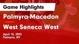 Palmyra-Macedon  vs West Seneca West  Game Highlights - April 15, 2023