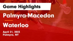 Palmyra-Macedon  vs Waterloo  Game Highlights - April 21, 2023