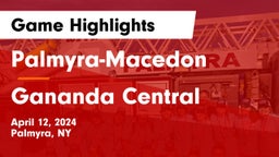 Palmyra-Macedon  vs Gananda Central  Game Highlights - April 12, 2024