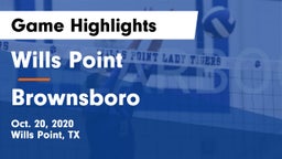 Wills Point  vs Brownsboro  Game Highlights - Oct. 20, 2020