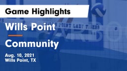Wills Point  vs Community  Game Highlights - Aug. 10, 2021