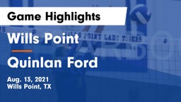 Wills Point  vs Quinlan Ford  Game Highlights - Aug. 13, 2021
